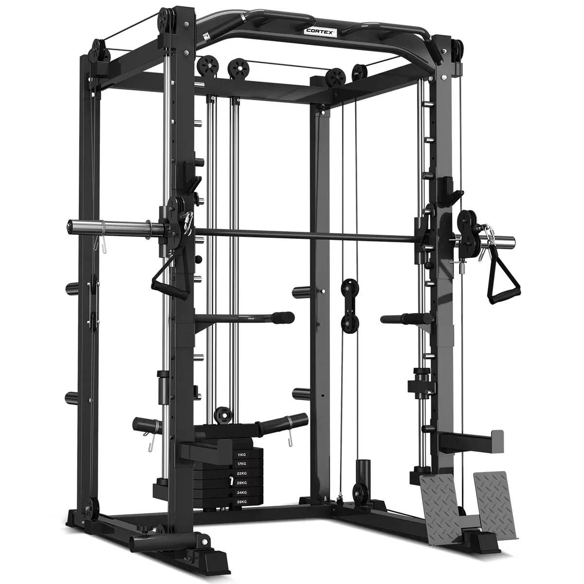 CORTEX SM-20 6-in-1 Power Rack with Smith & Cable Machine - Image 5