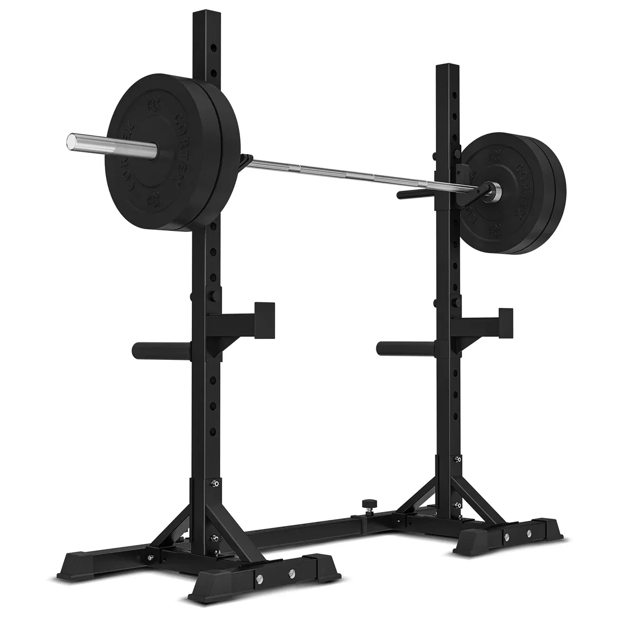 CORTEX PR5 Folding Power Rack with 130kg Olympic Bumper Weight, Bar & Bench Set - Image 2