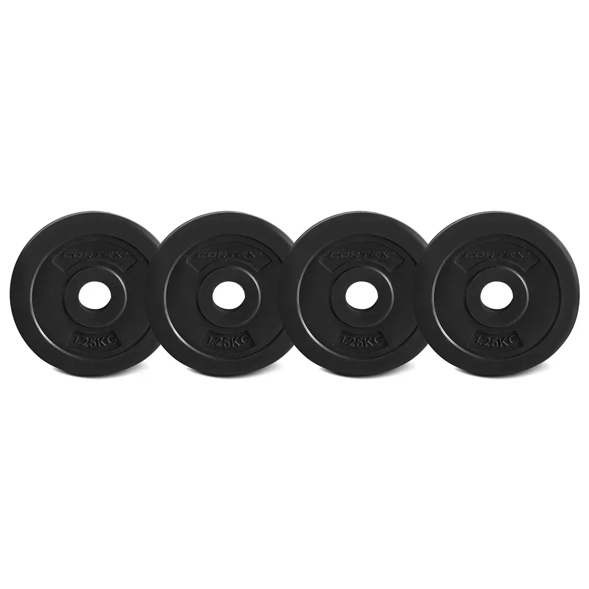 CORTEX 1.25kg EnduraShell Standard Weight Plates 25mm (Set of 4) - Image 1