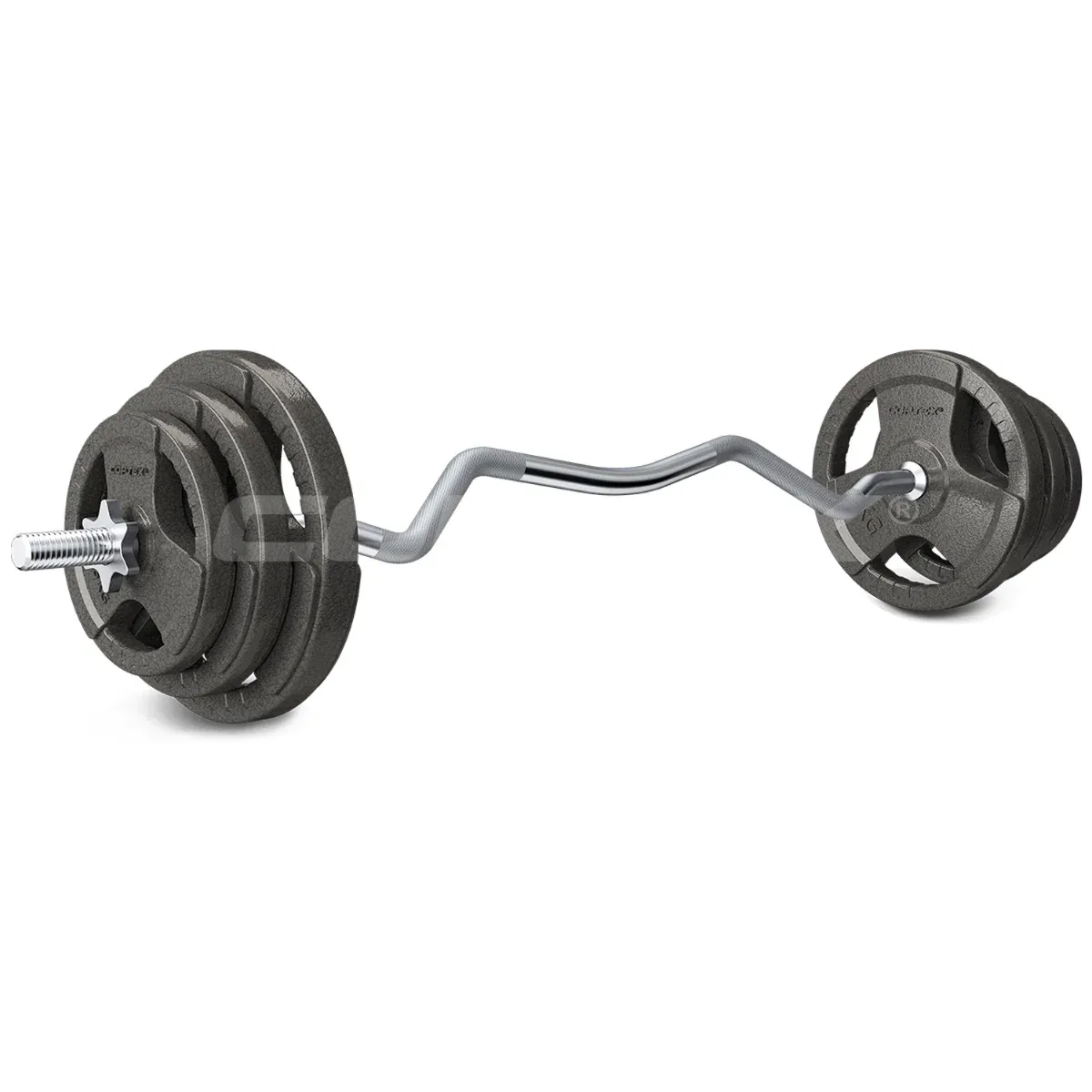 CORTEX 40kg Curl Bar Standard Weight Set 25mm - Image 1
