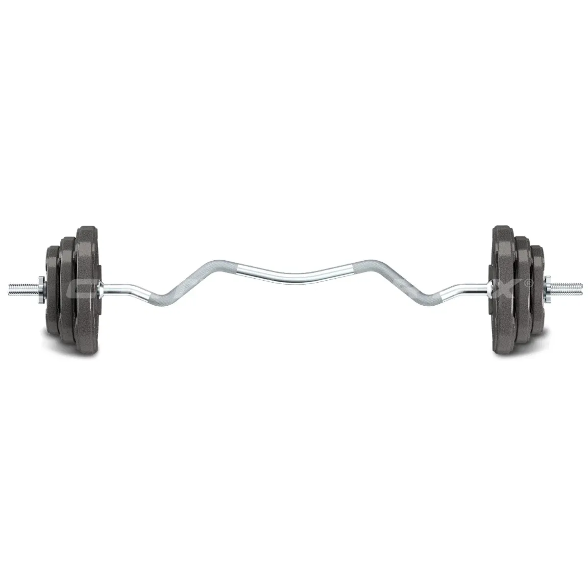 CORTEX 40kg Curl Bar Standard Weight Set 25mm - Image 2