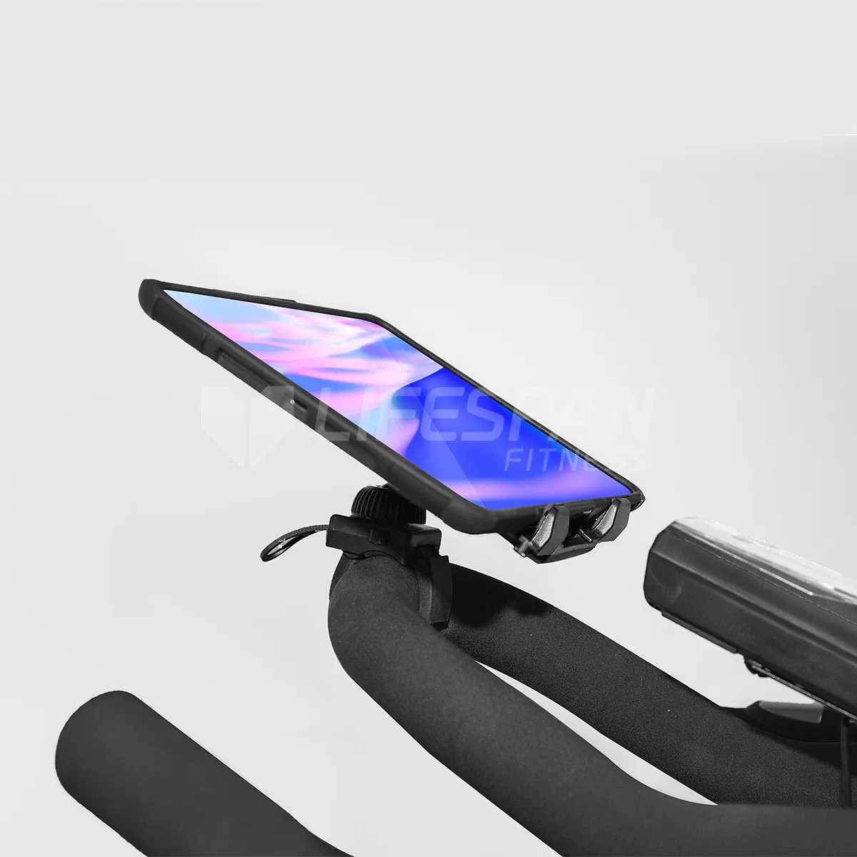 Lifespan Fitness Exercise Bike Phone/Tablet Holder (Suits up to 30mm Handlebars) - Image 2
