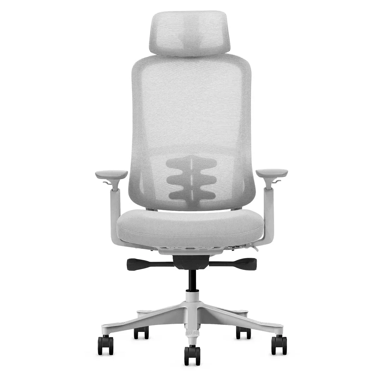 Lifespan Fitness DM8 Ergonomic Office Desk Chair (White/Grey) - Image 3