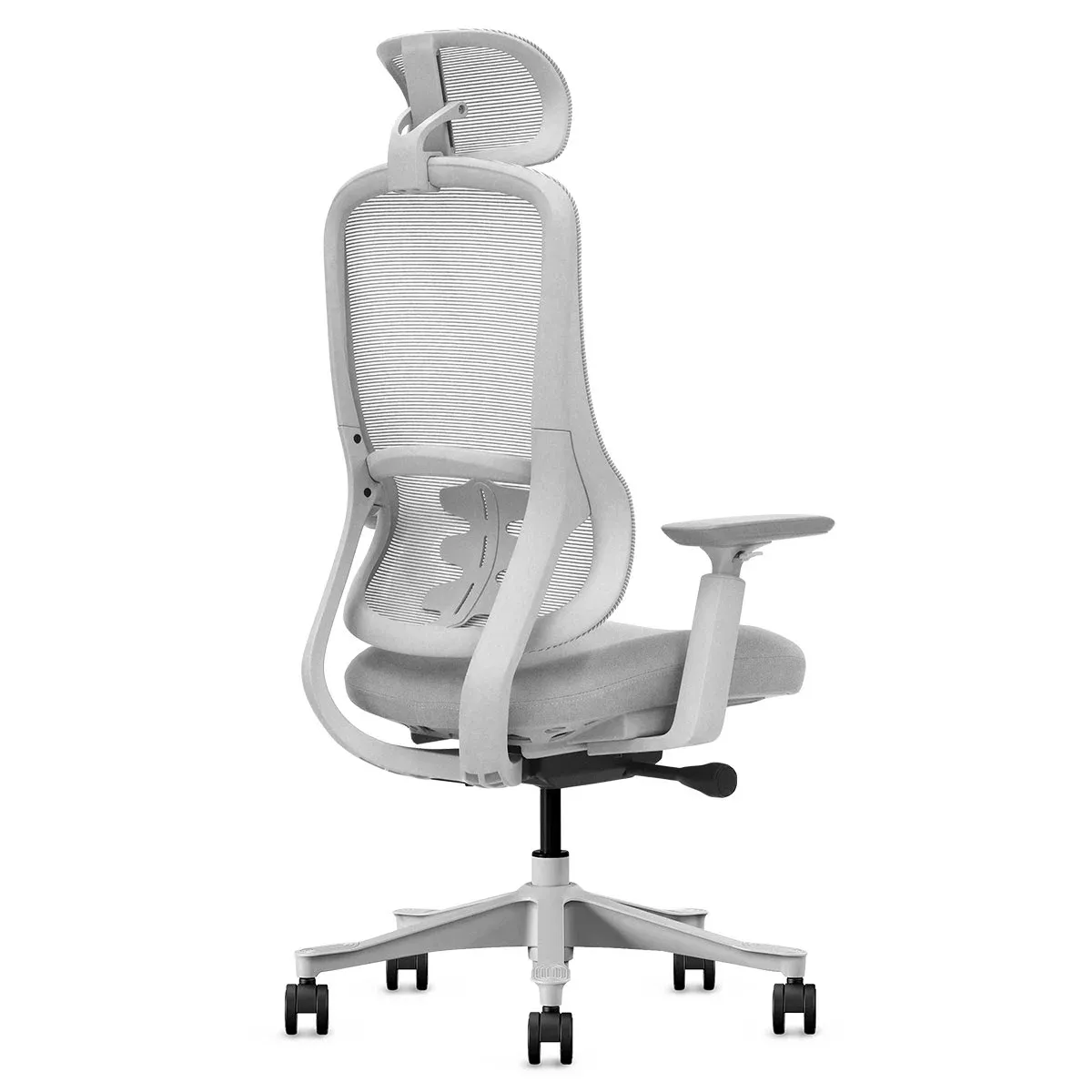 Lifespan Fitness DM8 Ergonomic Office Desk Chair (White/Grey) - Image 5