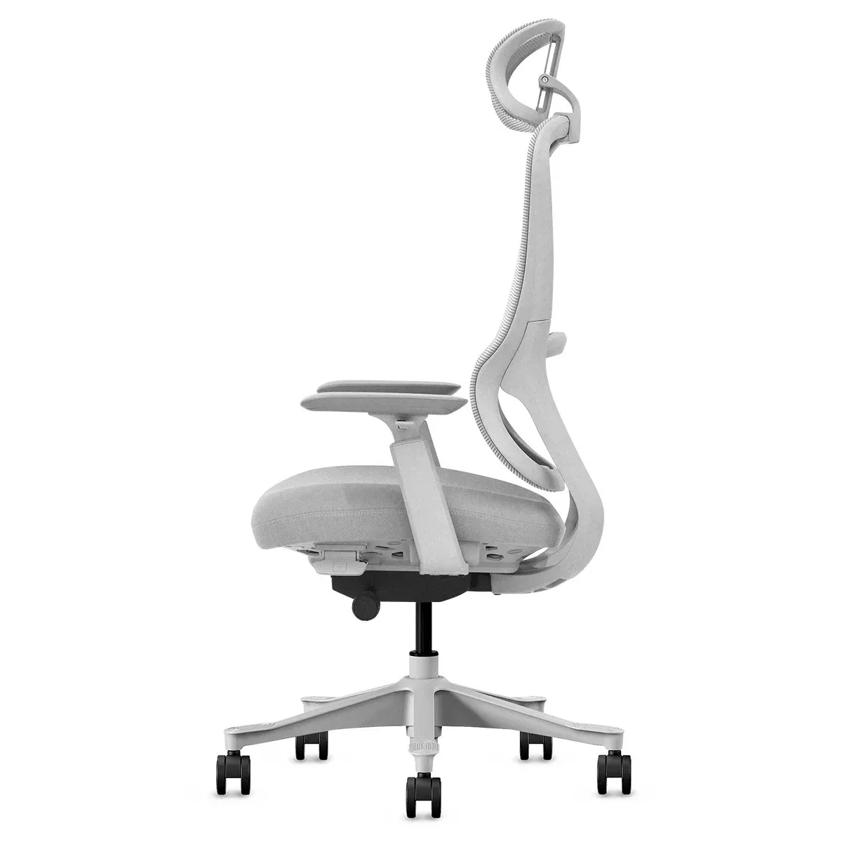 Lifespan Fitness DM8 Ergonomic Office Desk Chair (White/Grey) - Image 7