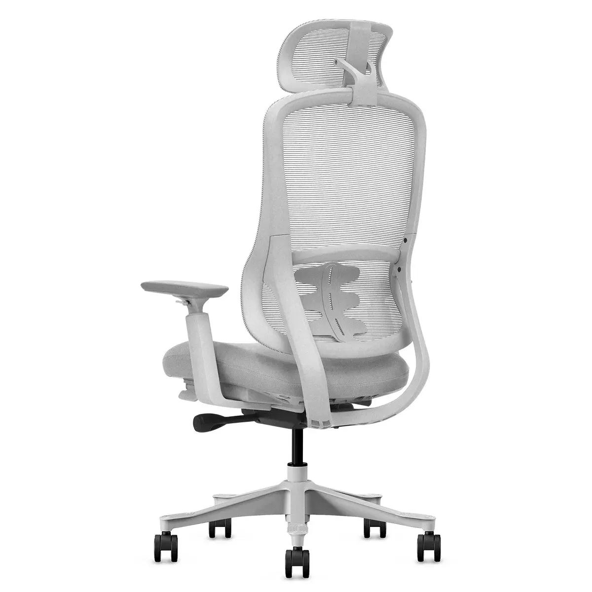 Lifespan Fitness DM8 Ergonomic Office Desk Chair (White/Grey) - Image 8