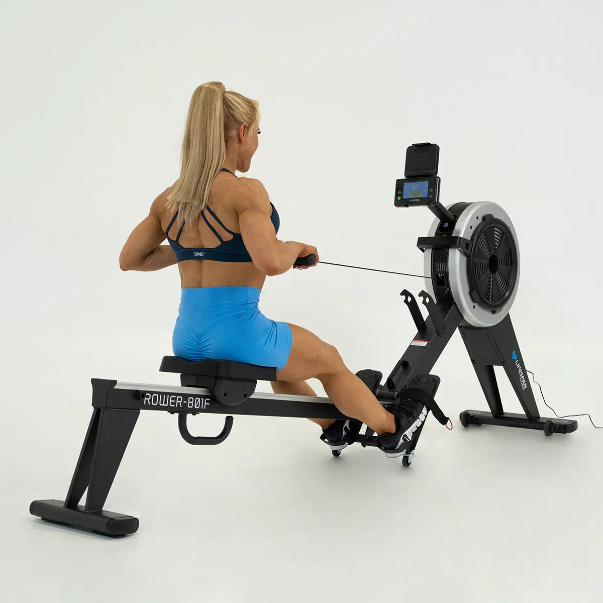 Lifespan Fitness ROWER-801F Air & Magnetic Commercial Rowing Machine - Image 2