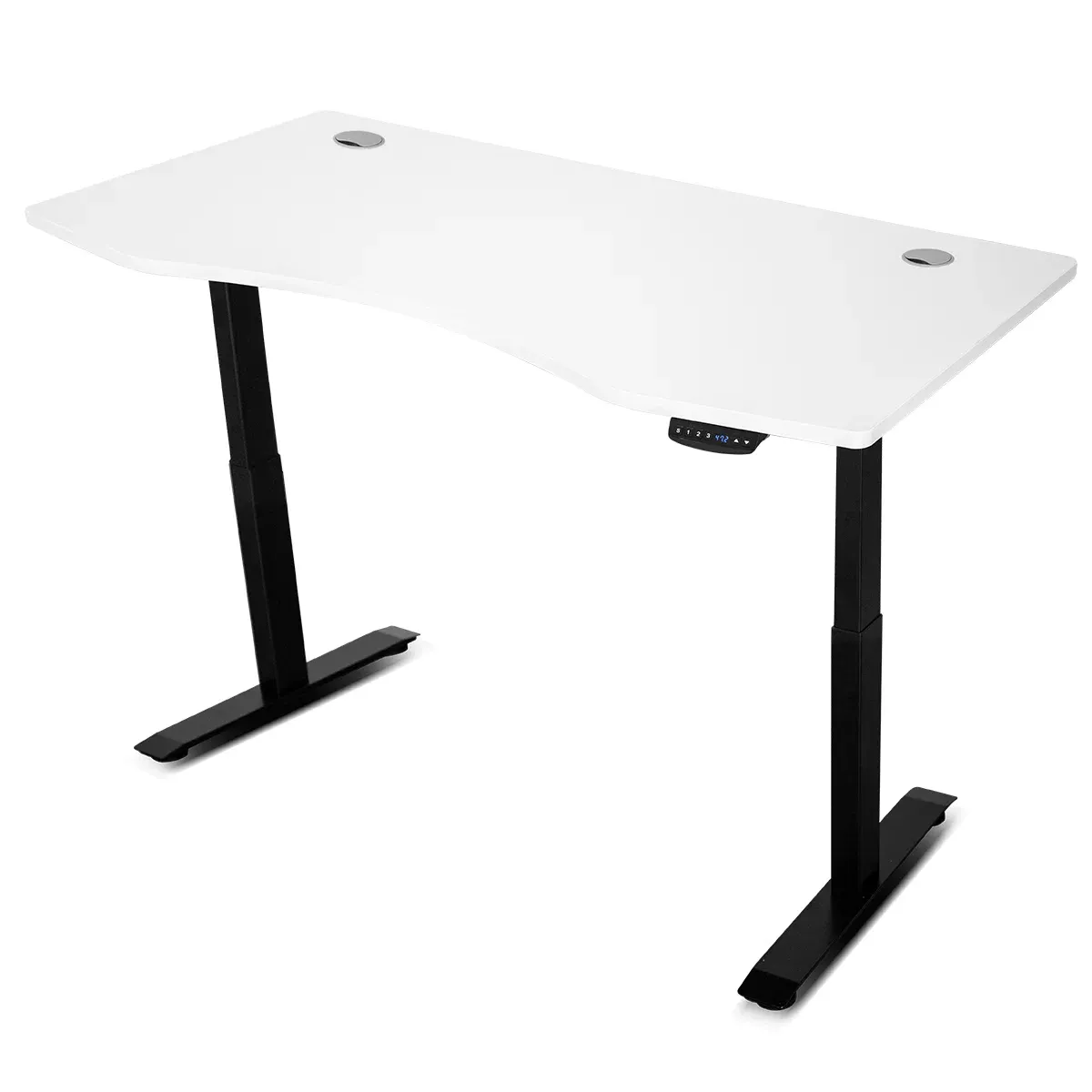 Lifespan Fitness WalkingPad M2 Treadmill with ErgoDesk Automatic White Standing Desk 1500mm + Cable Management Tray - Image 4
