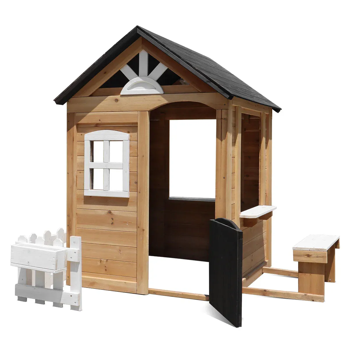 Lifespan Kids Bilby Cubby House in Natural Timber - Image 4