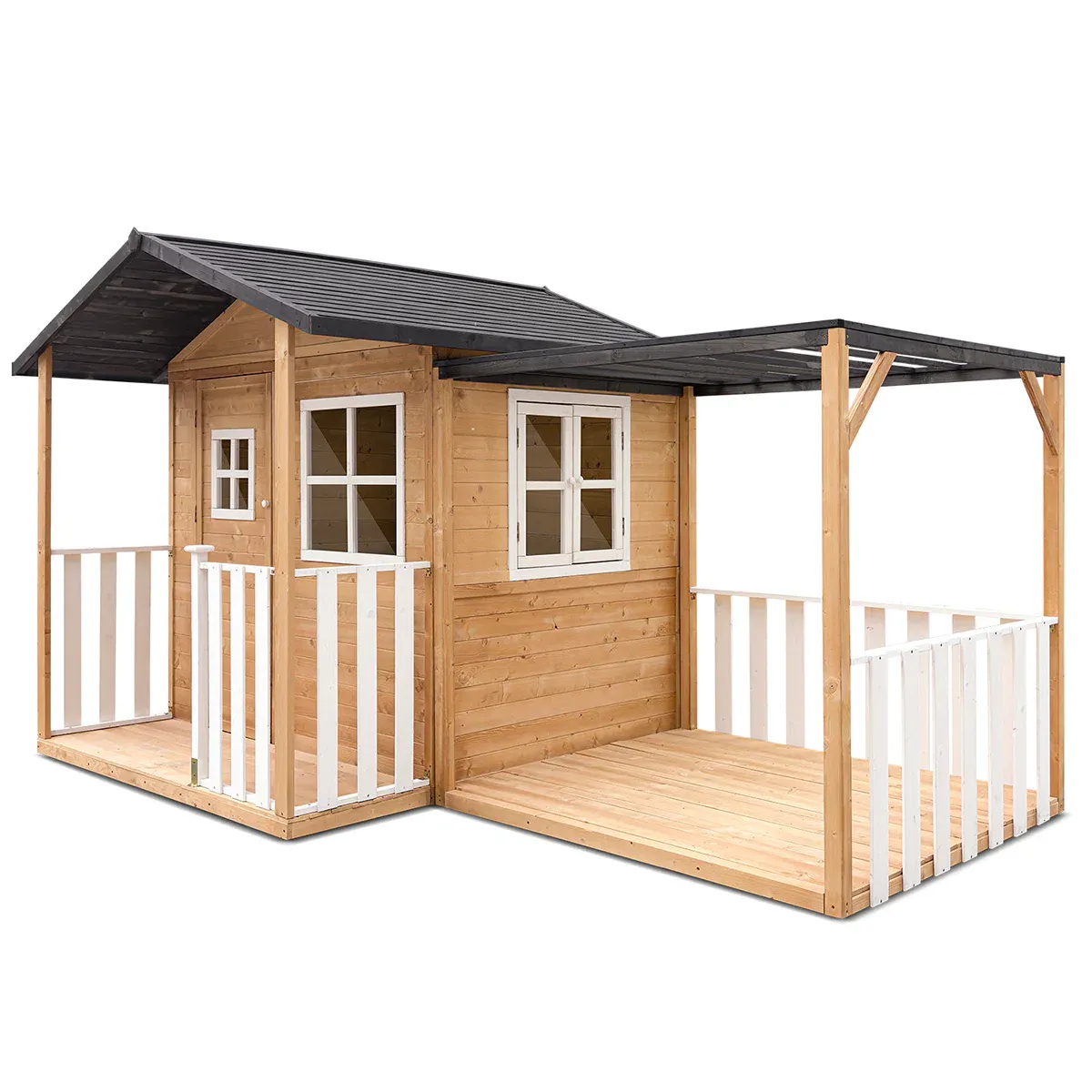 Lifespan Kids Burleigh Cubby House with Pergola - Image 2