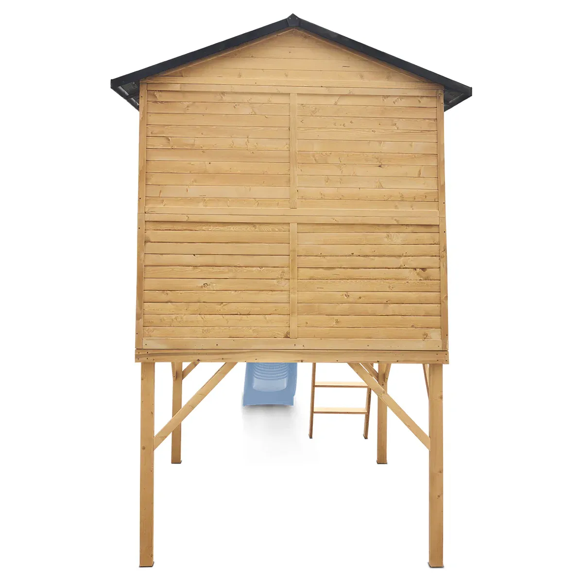 Lifespan Kids Burleigh Cubby House with 2.2m Slide (Pastel Blue) - Image 7