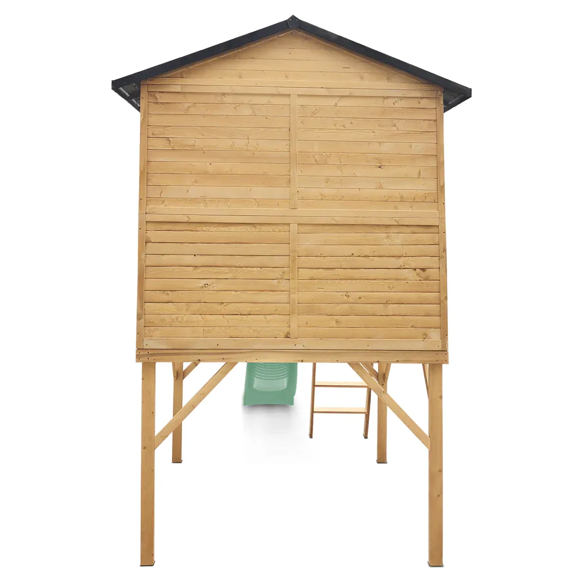 Lifespan Kids Burleigh Cubby House with 2.2m Slide (Pastel Green) - Image 7