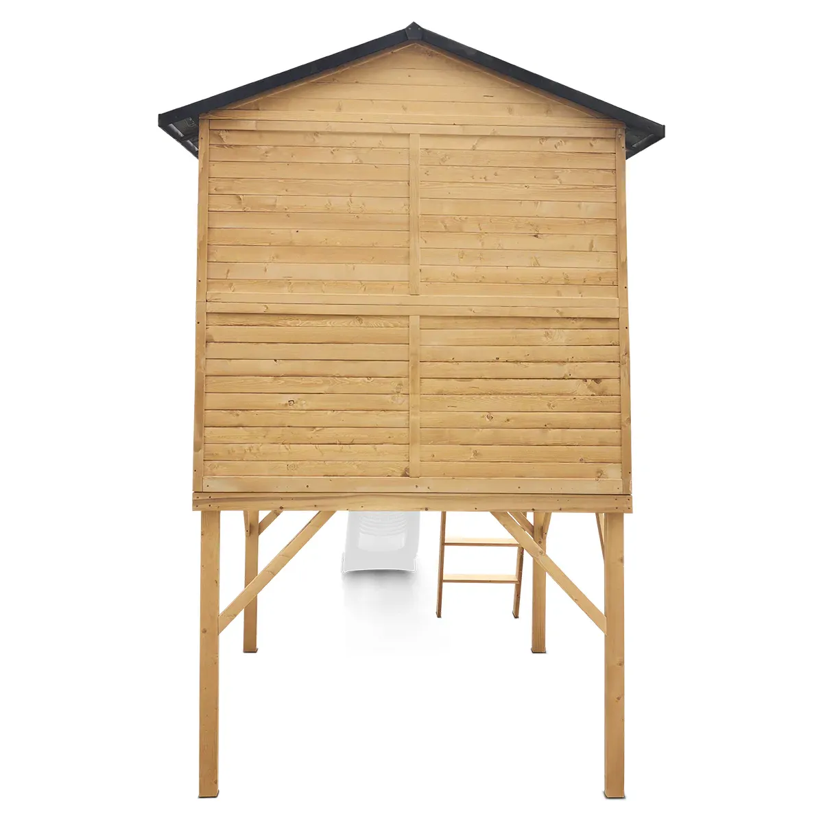 Lifespan Kids Burleigh Cubby House with 2.2m Slide (White) - Image 7