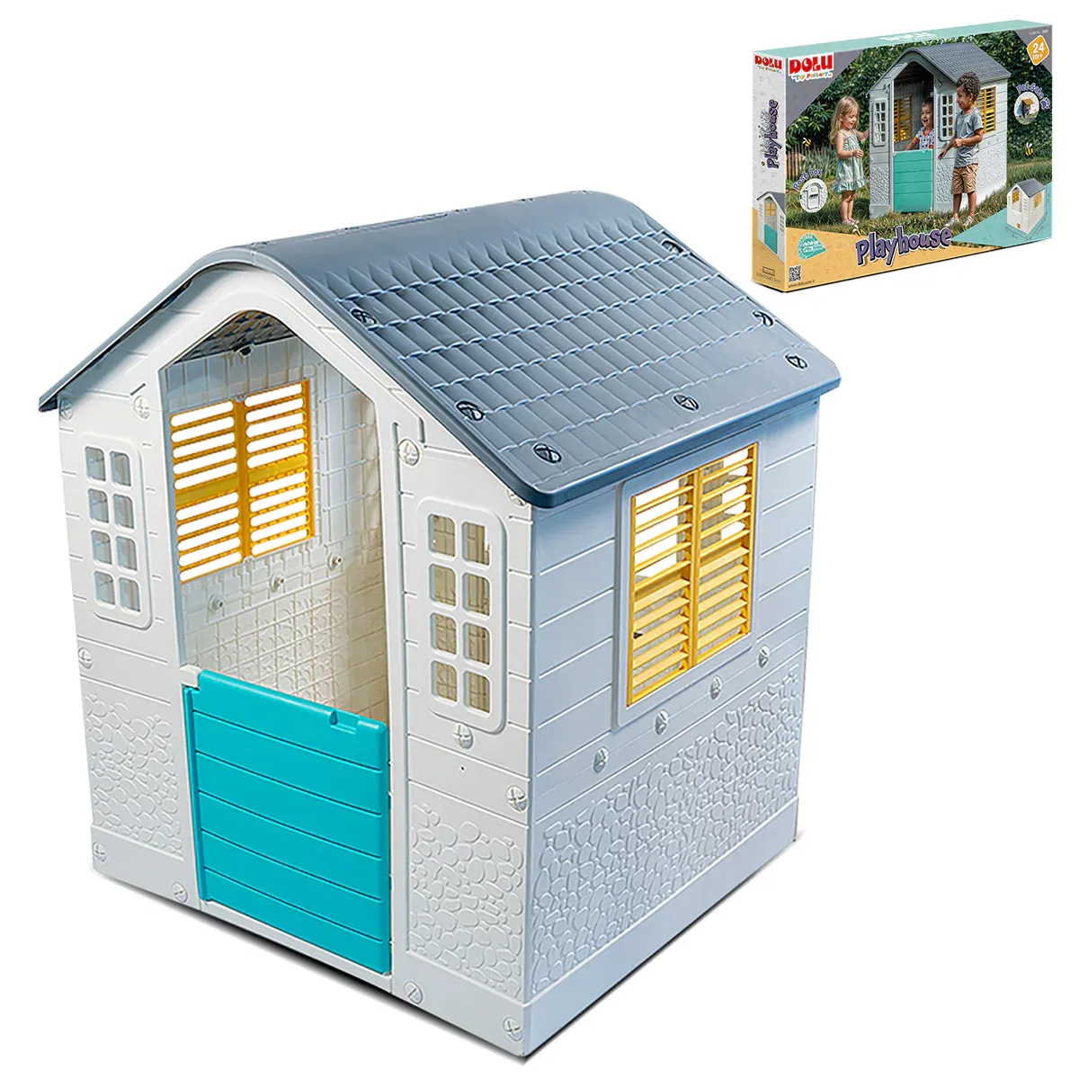 Lifespan Kids Dolu Playhouse (Grey) - Image 1