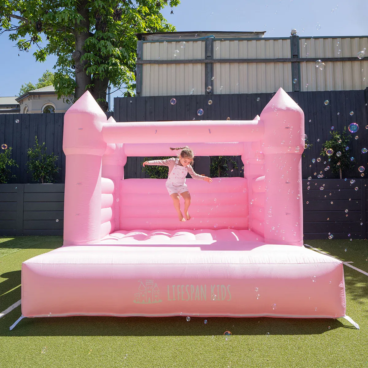 Lifespan Kids Palace Jumping Castle - Pastel Pink - Image 7