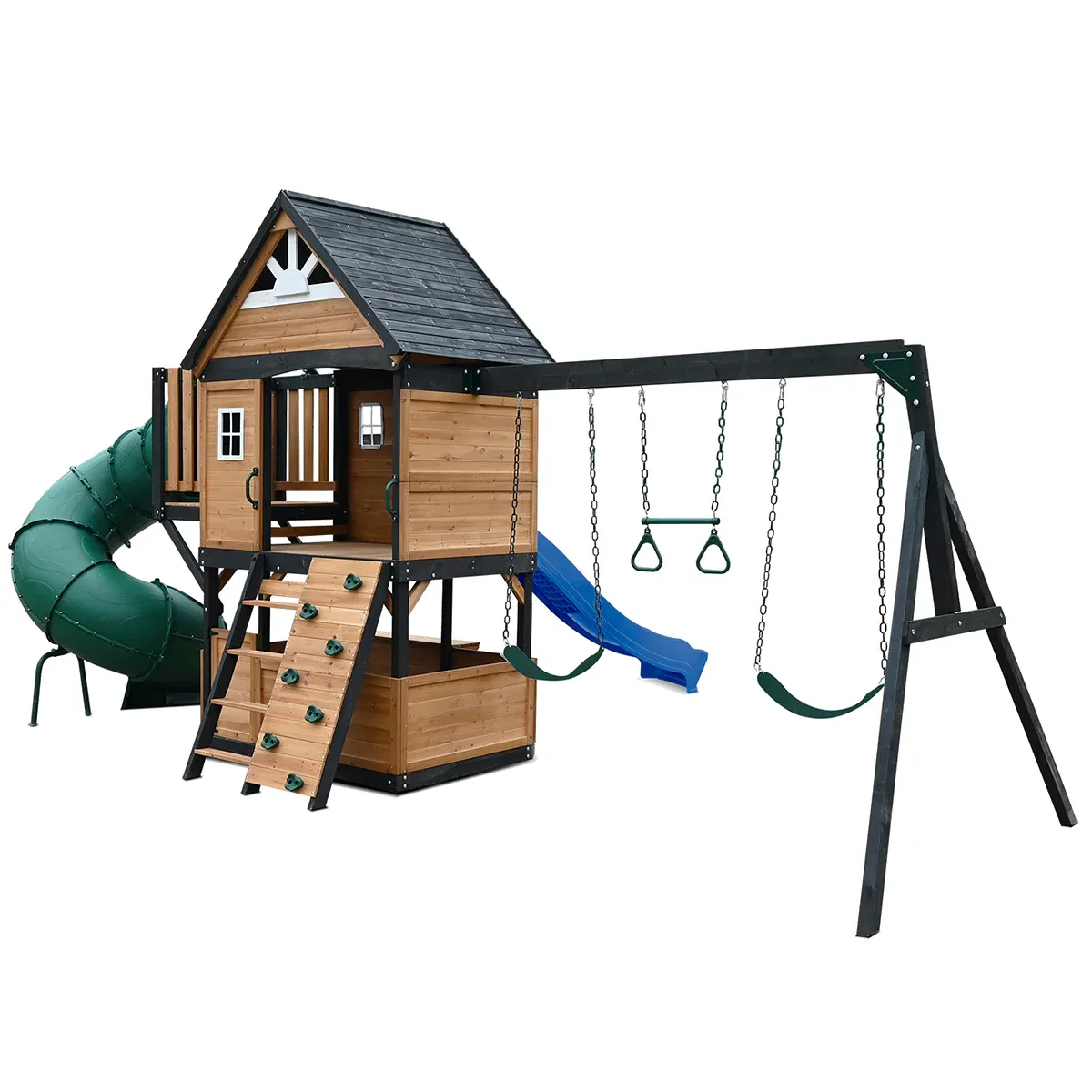 Lifespan Kids Claremont Swing Set & Play Centre with 2.2m Slide (Blue) - Image 3