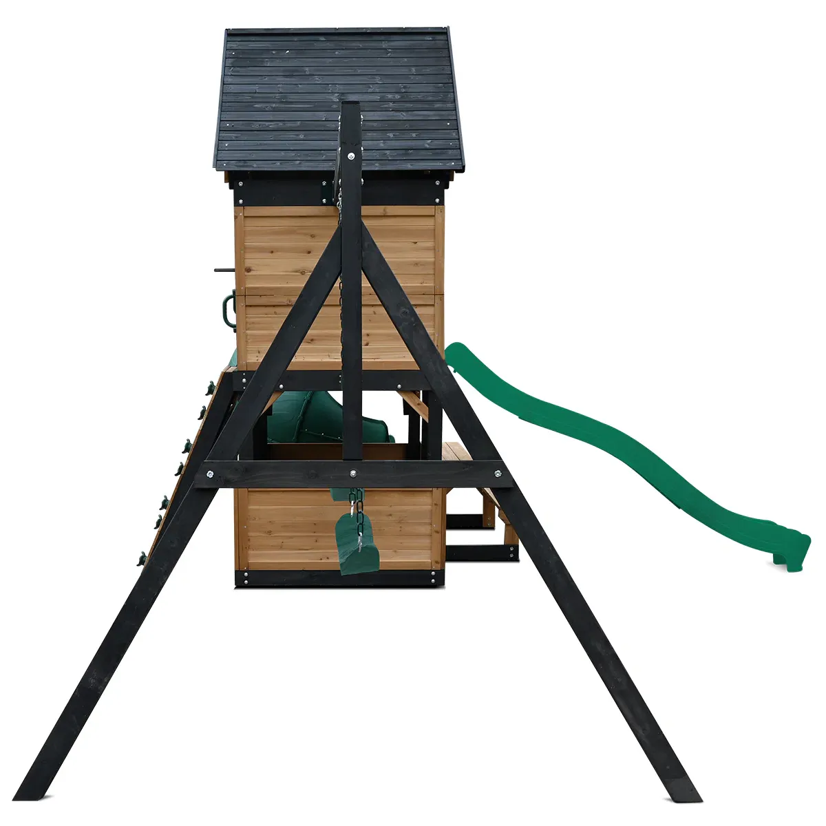 Lifespan Kids Claremont Swing Set & Play Centre with 2.2m Slide (Green) - Image 4