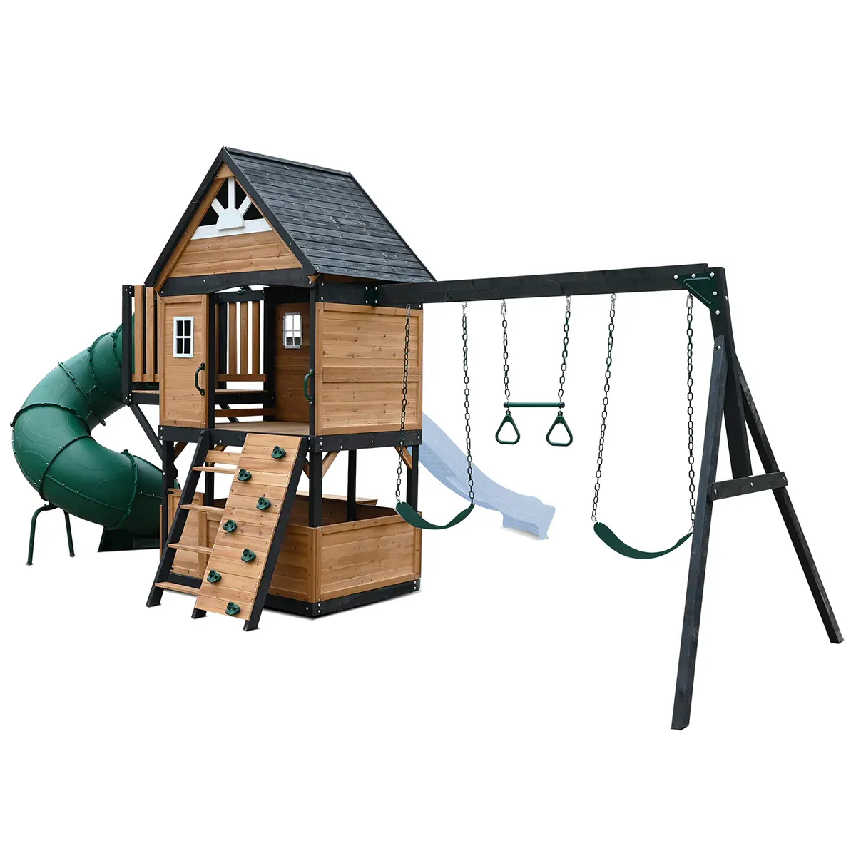 Lifespan Kids Claremont Swing Set & Play Centre with 2.2m Slide (Pastel Blue) - Image 3