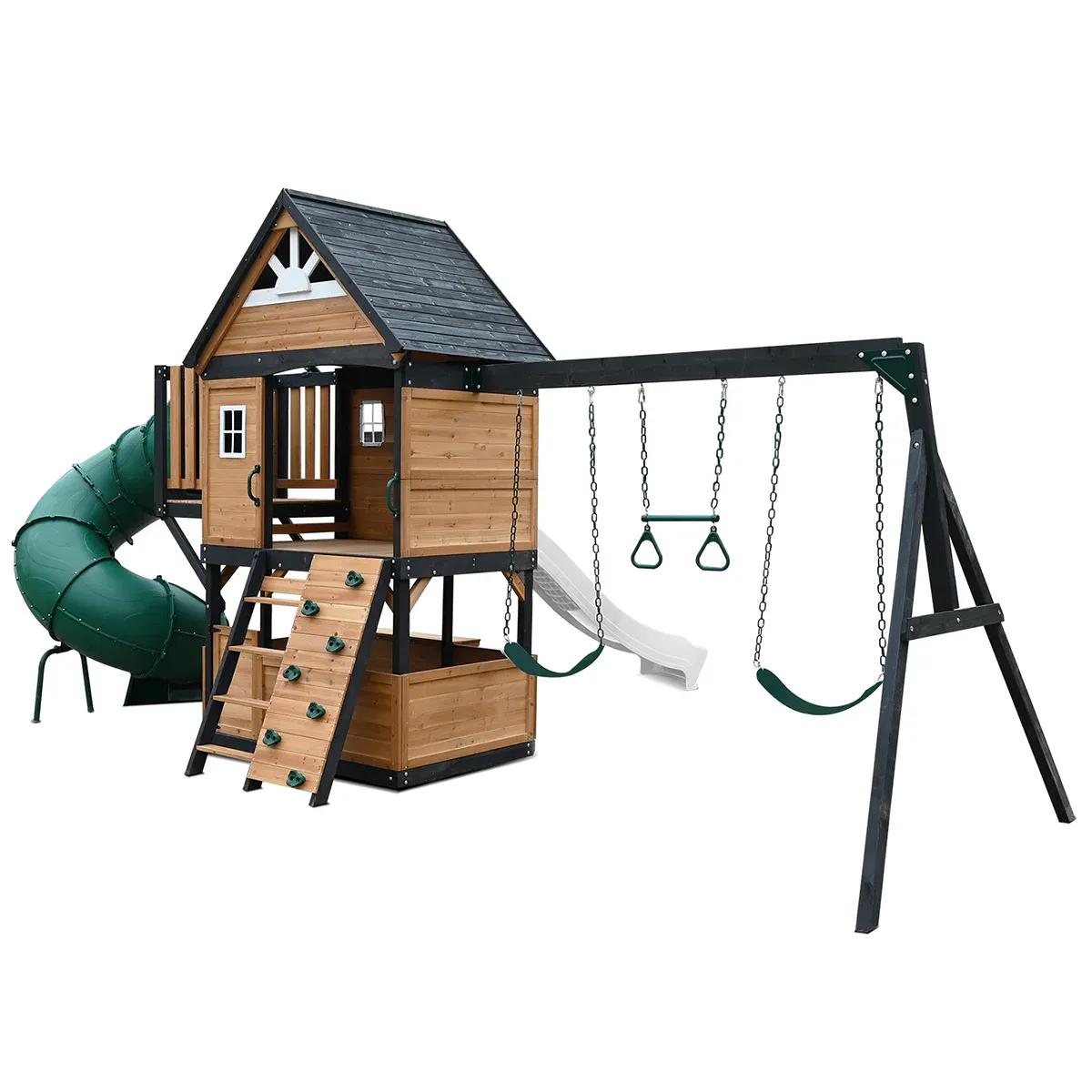 Lifespan Kids Claremont Swing Set & Play Centre with 2.2m Slide (White) - Image 3