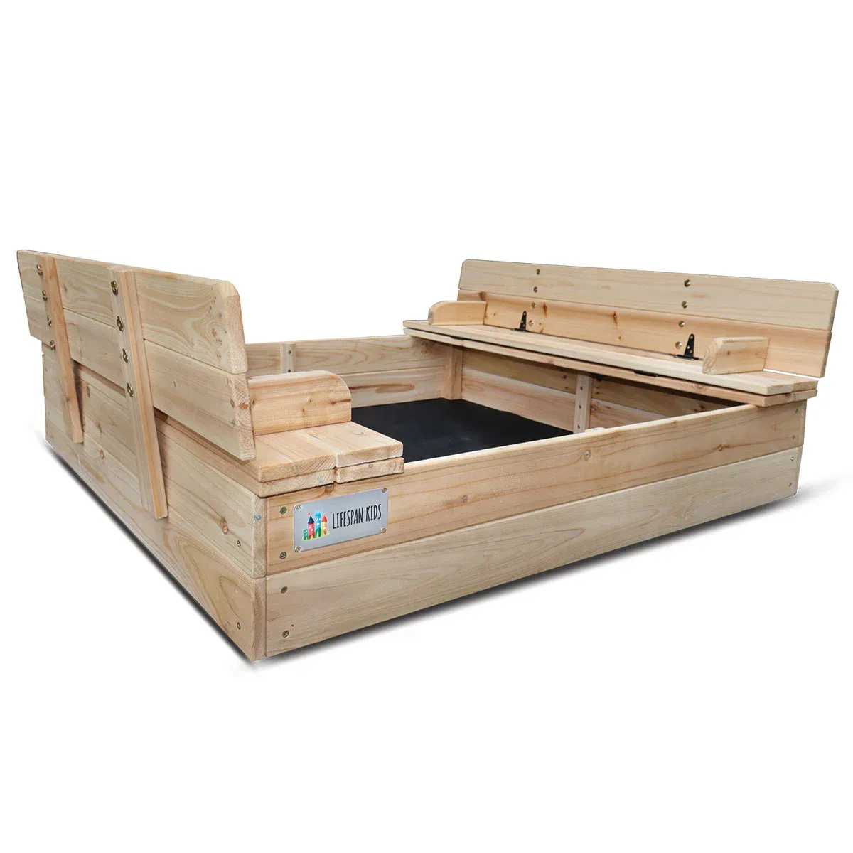 Lifespan Kids Strongbox 2 Square Sandpit - Image 4