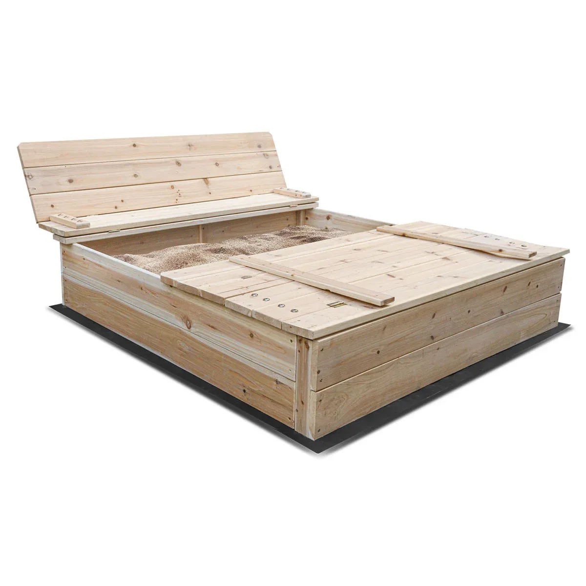Lifespan Kids Strongbox XL Square Sandpit - Image 2