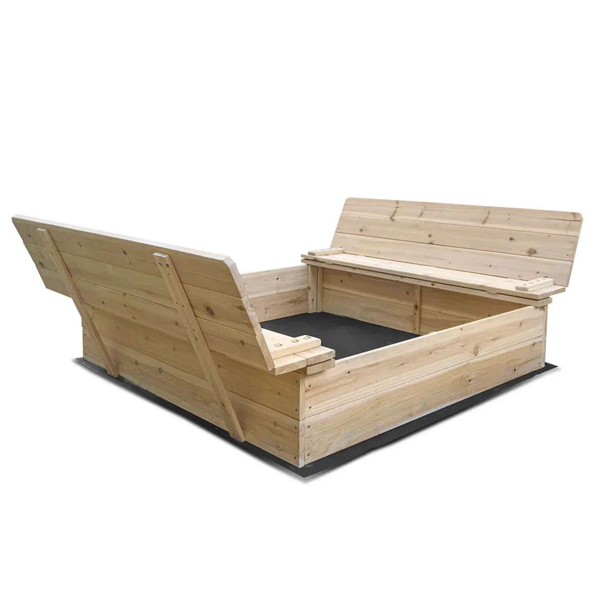 Lifespan Kids Strongbox XL Square Sandpit - Image 5