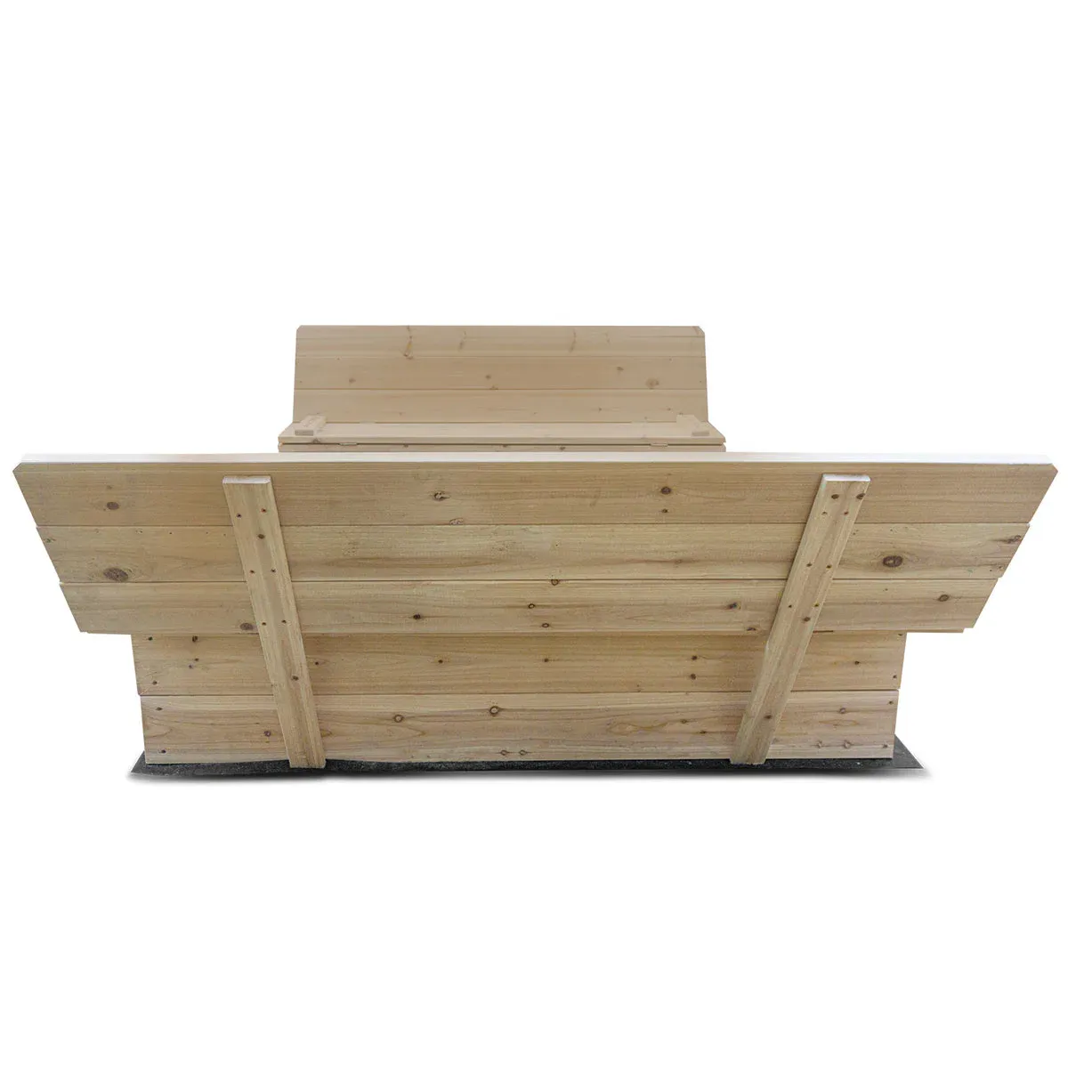 Lifespan Kids Strongbox XL Square Sandpit - Image 6