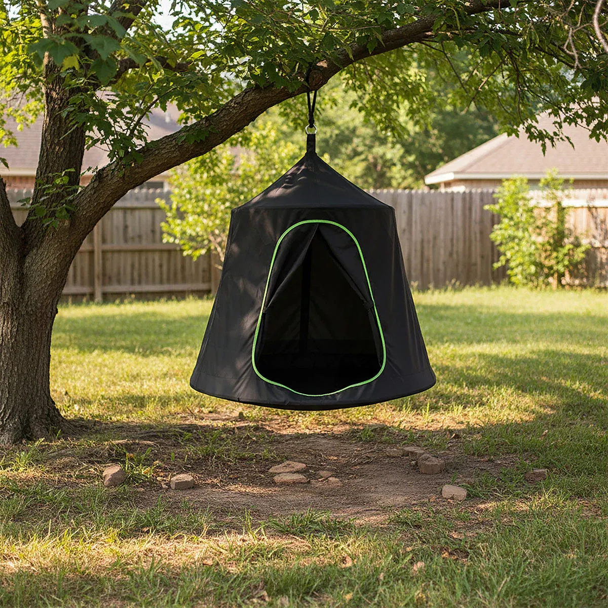 Lifespan Kids Comfy Cocoon Freestanding Nest Swing - Image 5