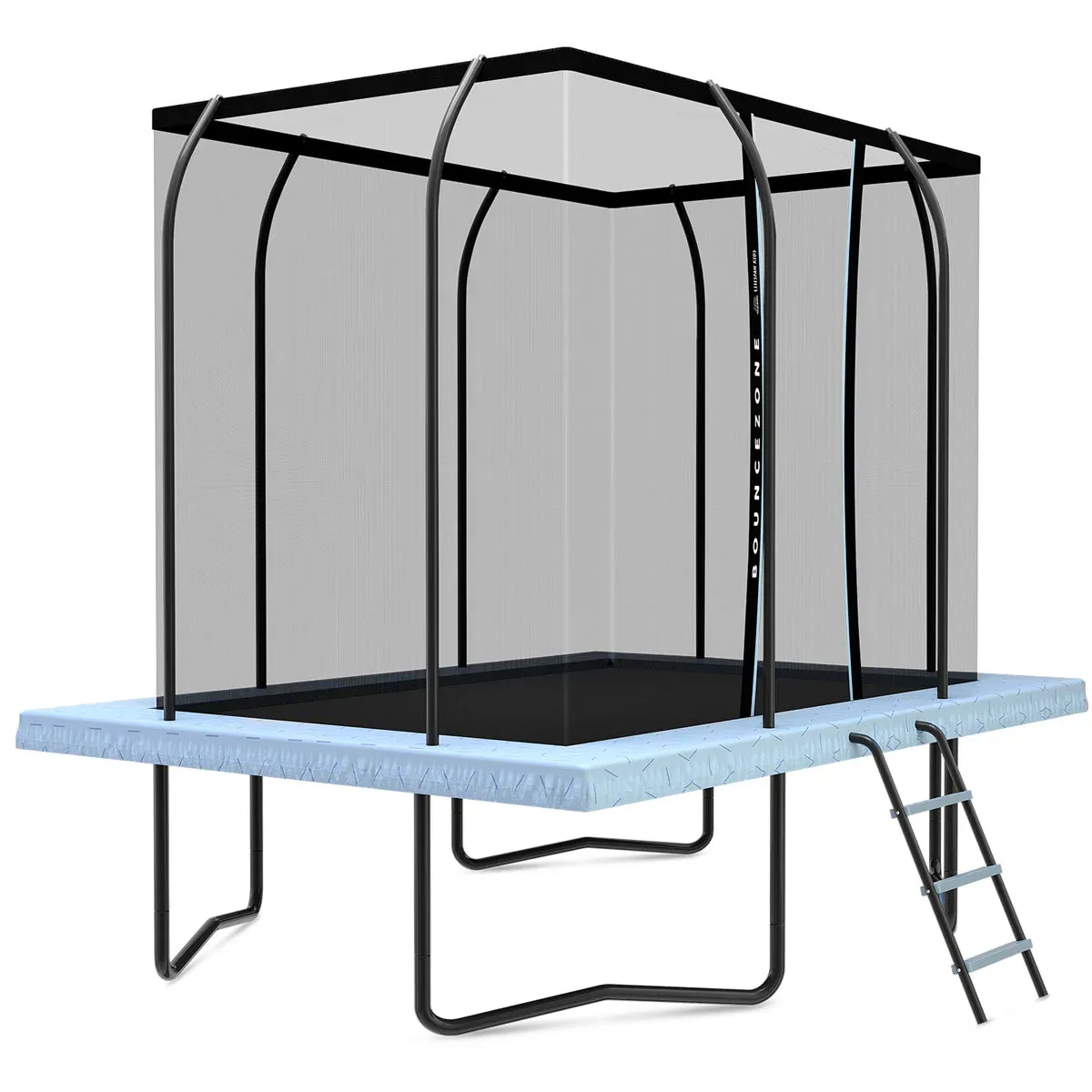 Lifespan Kids BounceZone M Rectangular Spring Trampoline Set - Image 2