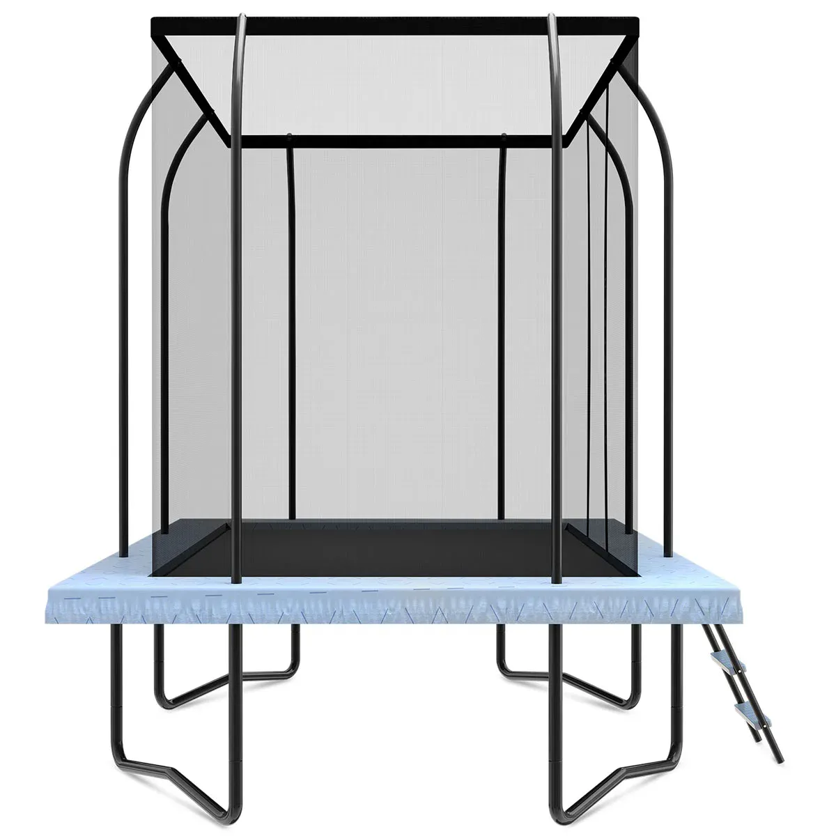 Lifespan Kids BounceZone M Rectangular Spring Trampoline Set - Image 3
