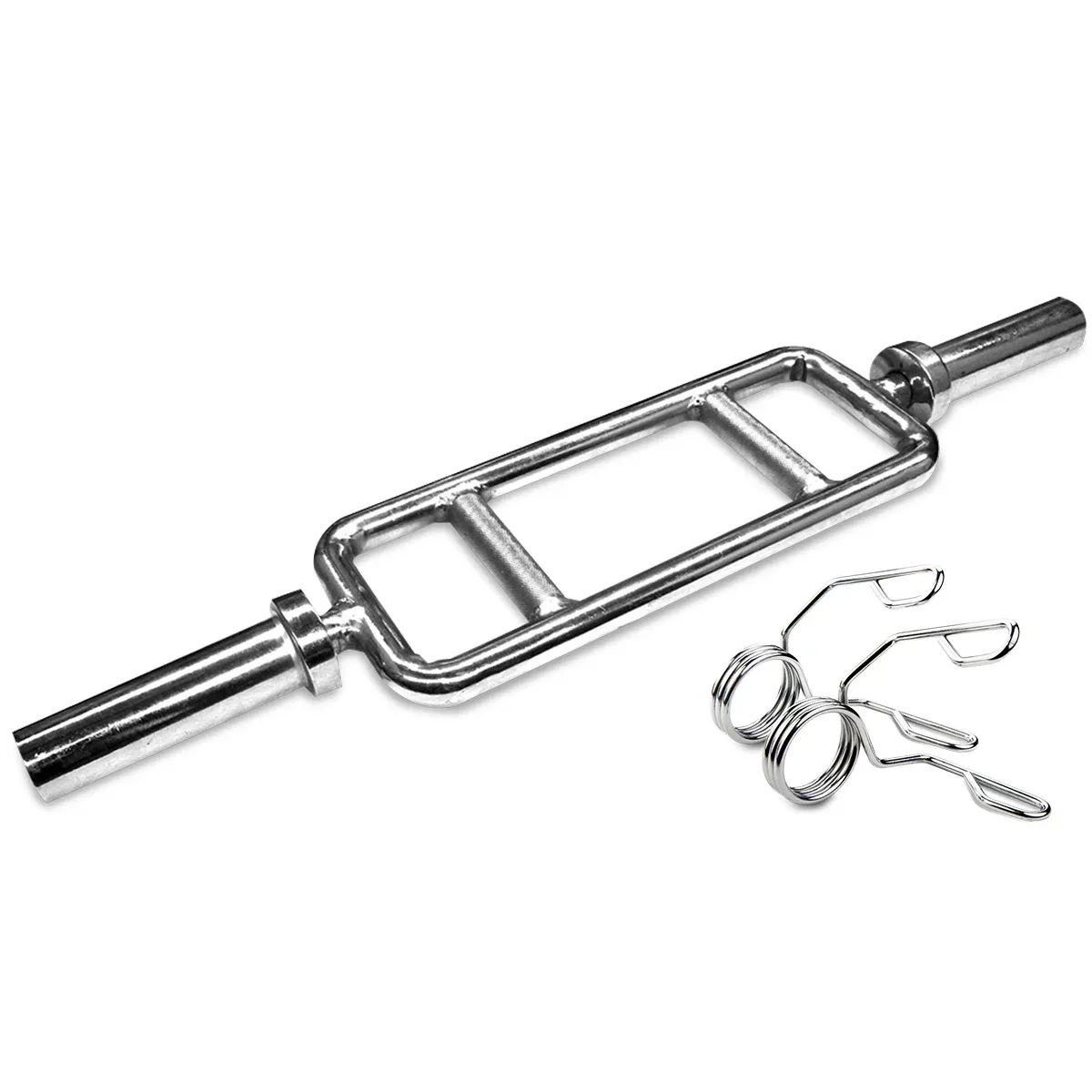 CORTEX Olympic Tricep Bar with Spring Collar - Image 1