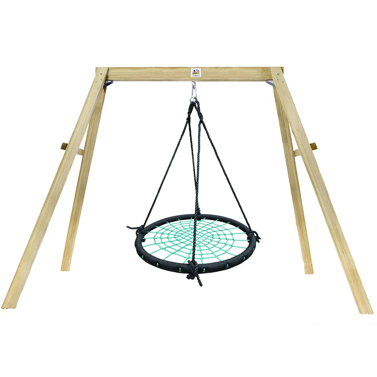 Lifespan Kids Oakley Swing Set with 1.2m Spidey Web Swing - Image 3