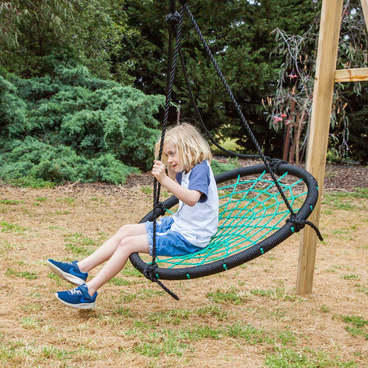 Lifespan Kids Oakley Swing Set with 1.2m Spidey Web Swing - Image 6
