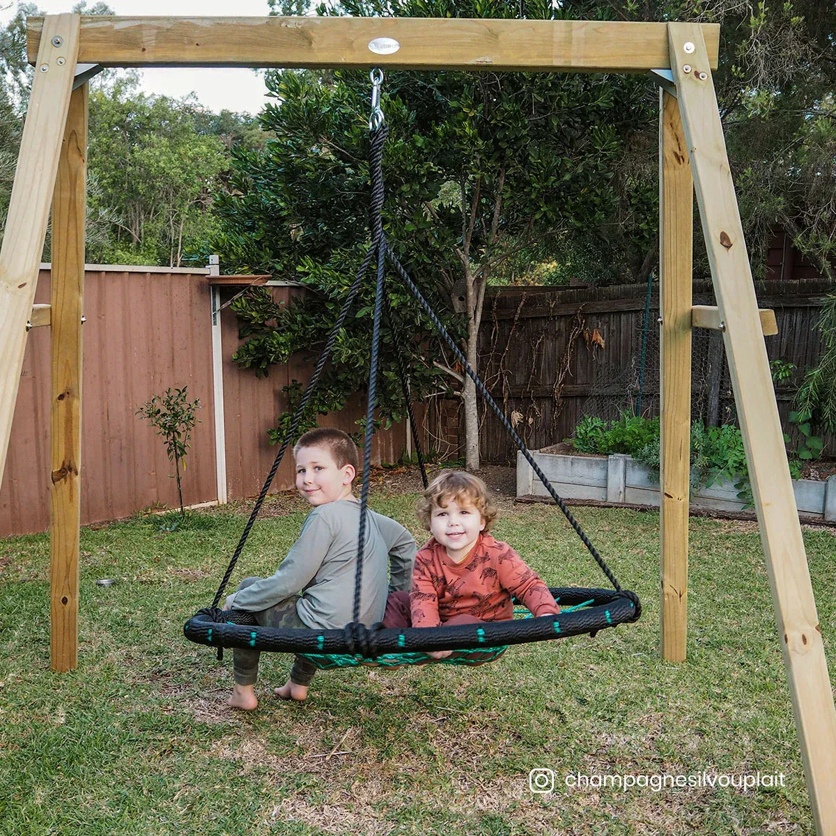 Lifespan Kids Oakley Swing Set with 1.2m Spidey Web Swing - Image 7