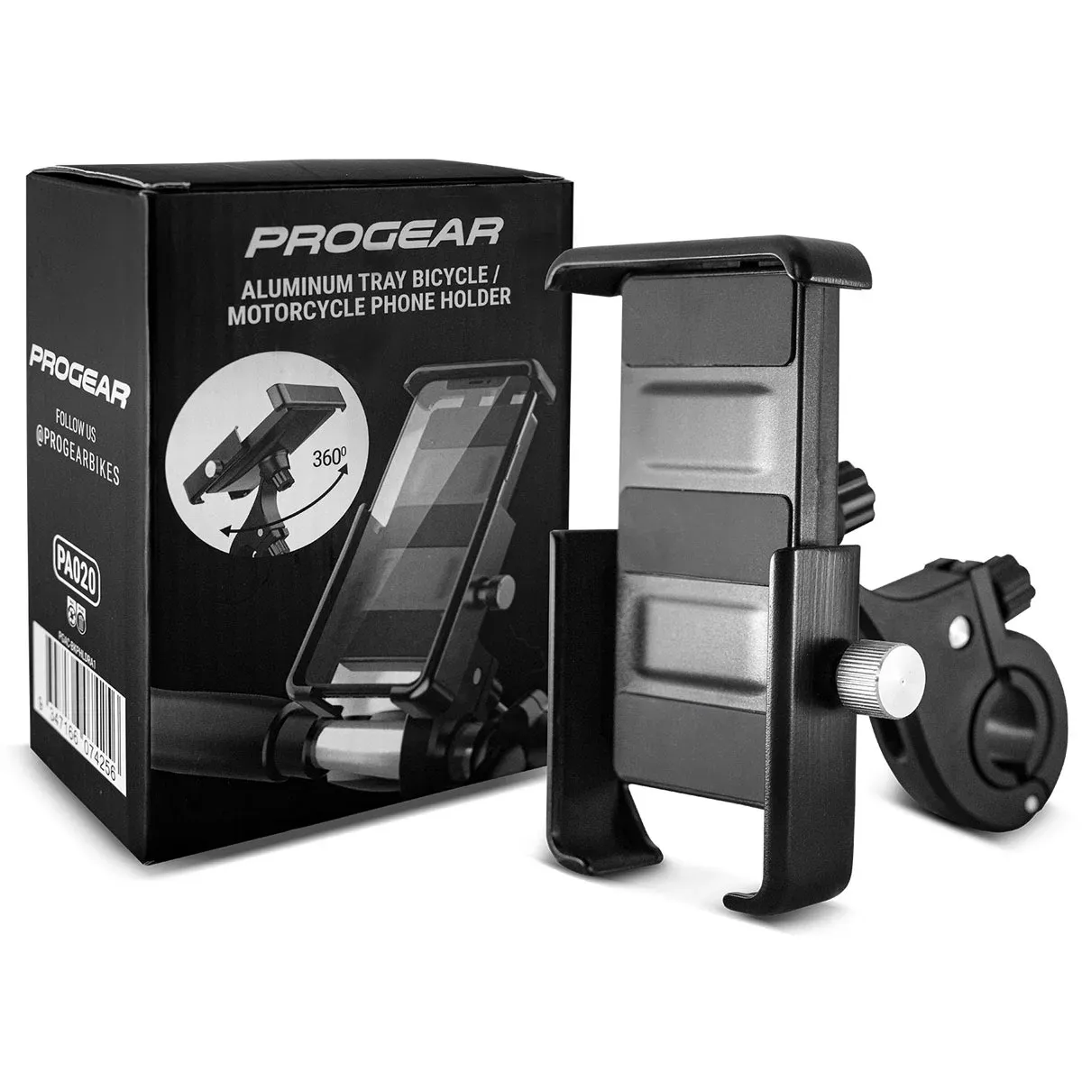 Progear Aluminium Tray Bicycle / Motorcycle Phone Holder (Kit) - Image 1
