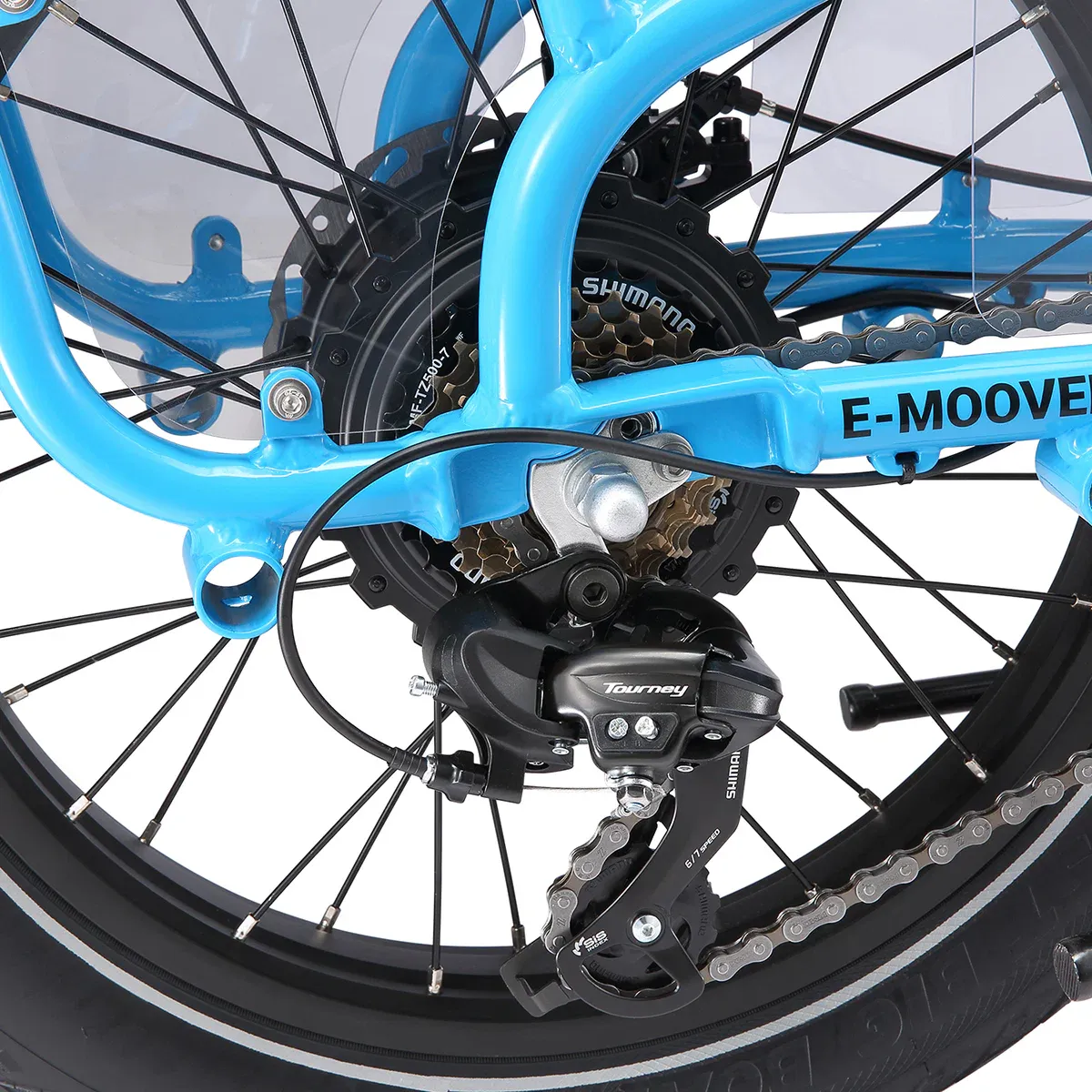 Progear Bikes E-Moover Cargo Bike + Hauler Kit - Electric Blue - Image 7