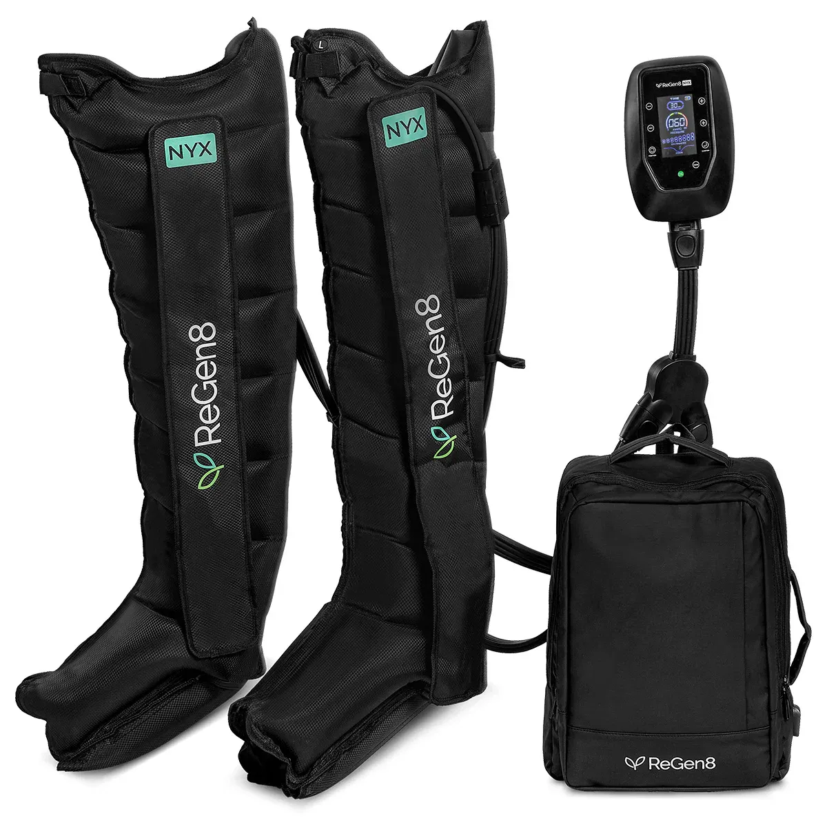 ReGen8 Nyx 8-Chamber Compression Recovery Boots (Medium, 160-175cm) - Image 3