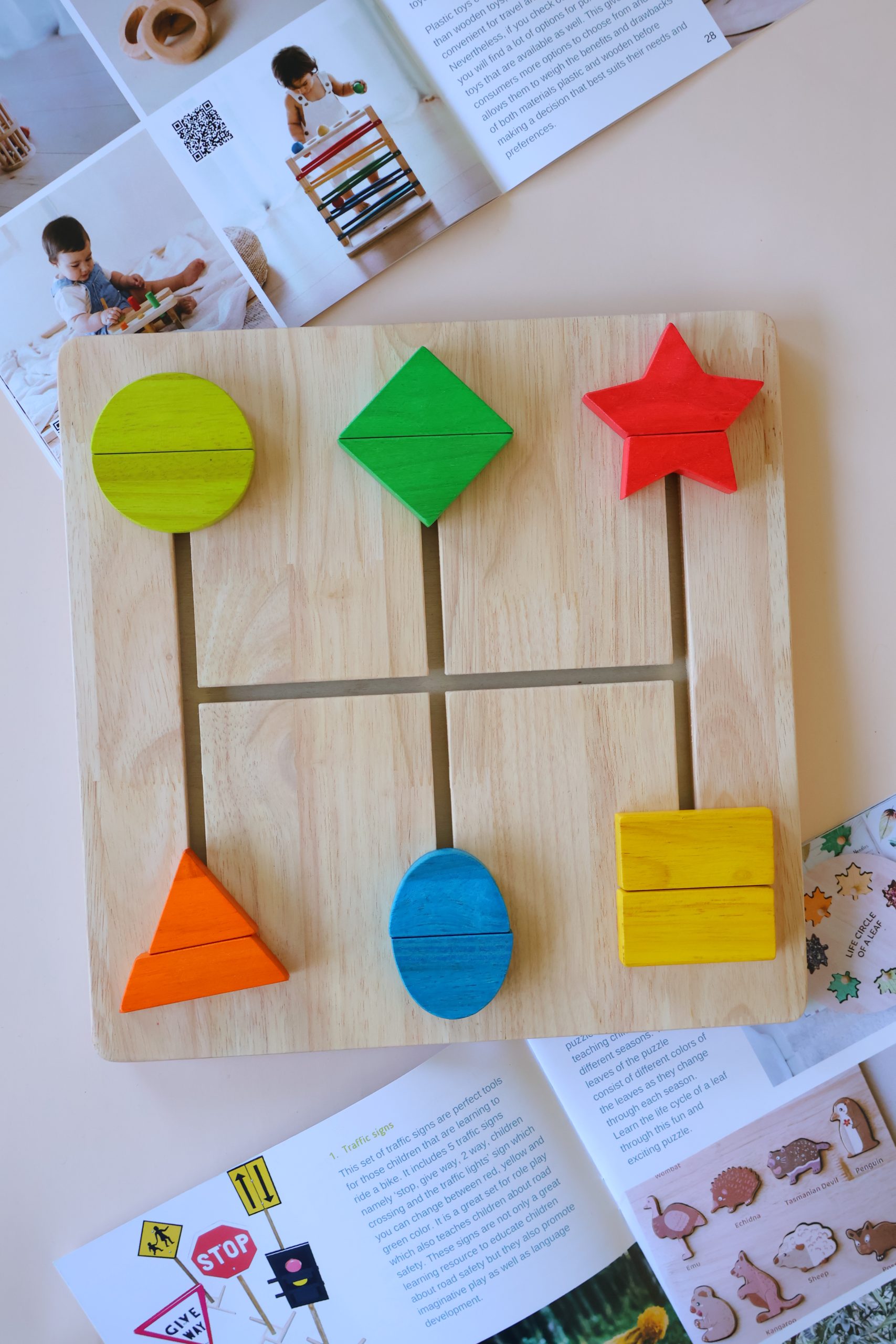Move and Make Shape Board - Image 1