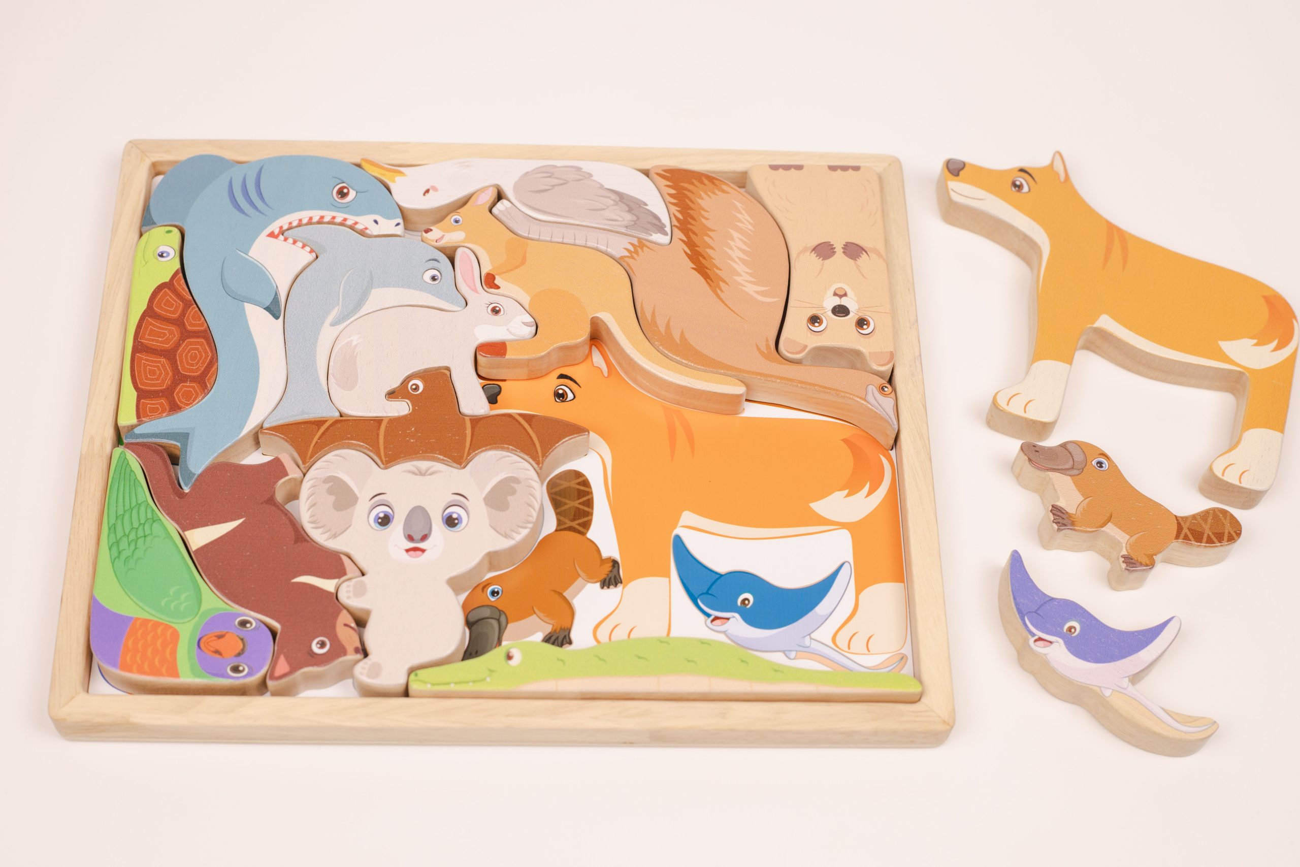 Australian Wildlife puzzle and play set - Image 1