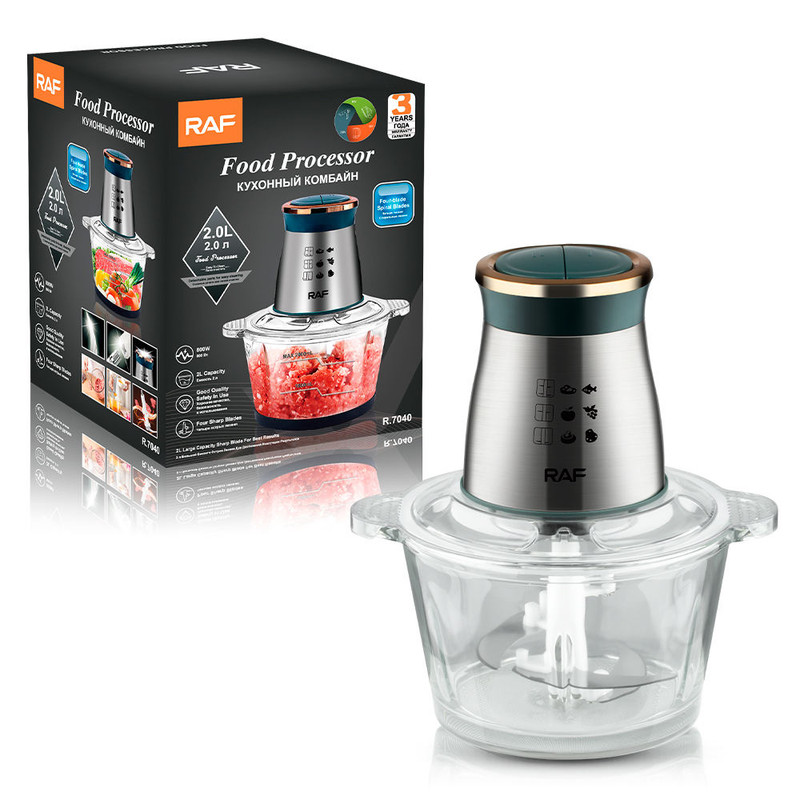 Multifunctional Stainless Steel Blade Electric Blender Salad maker and Meat Grinder, Food Processor - Image 1