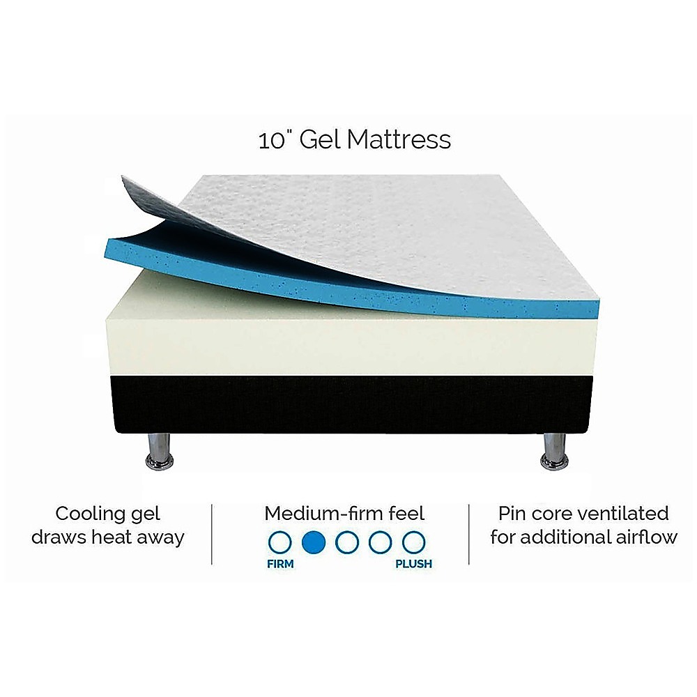 King 25cm Gel Memory Foam Mattress â€“ Dual-Layered Comfort with CertiPUR-US Certified Foam - Image 4