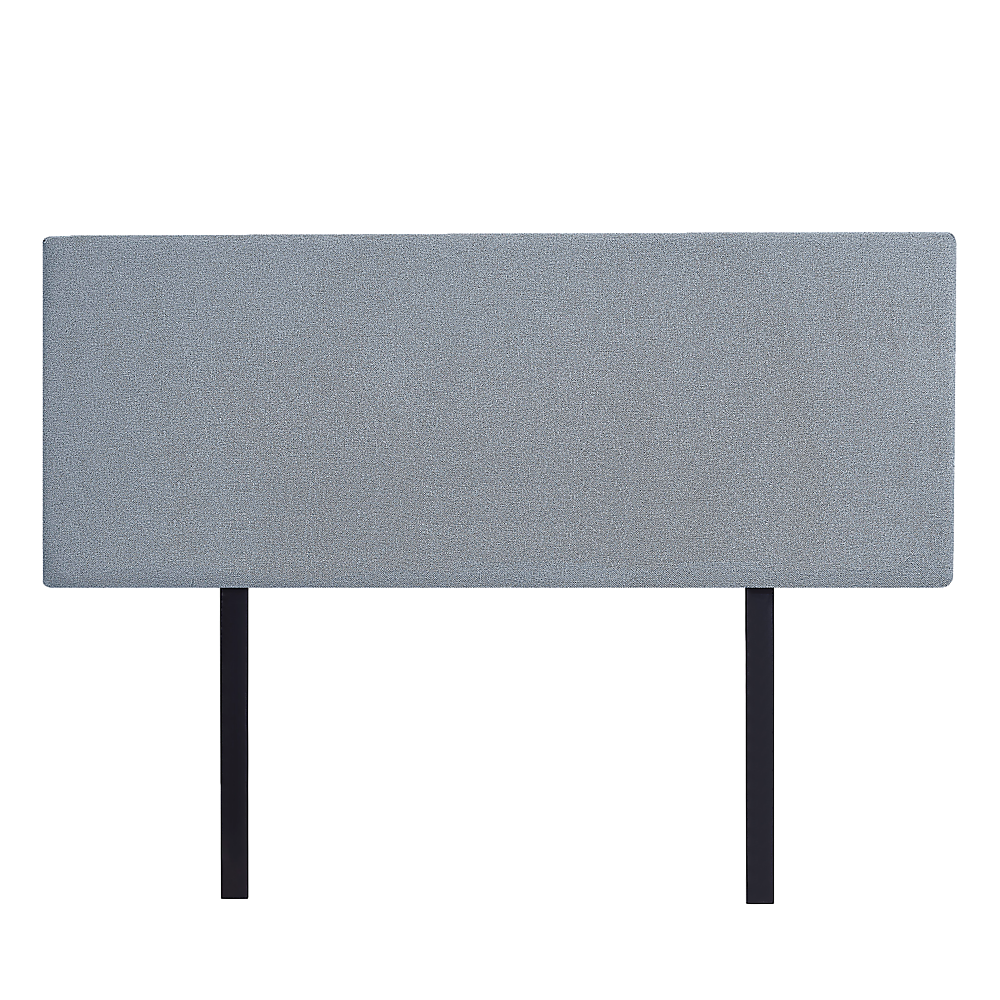 Linen Fabric Double Bed Deluxe Headboard Bedhead - Berlin Blue - Image 1