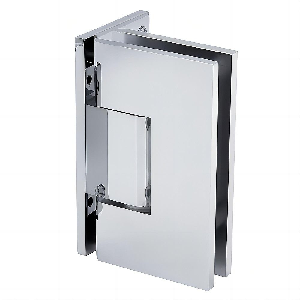 70cm Frameless Swing Bath Panel with Chrome Hardware - Image 5