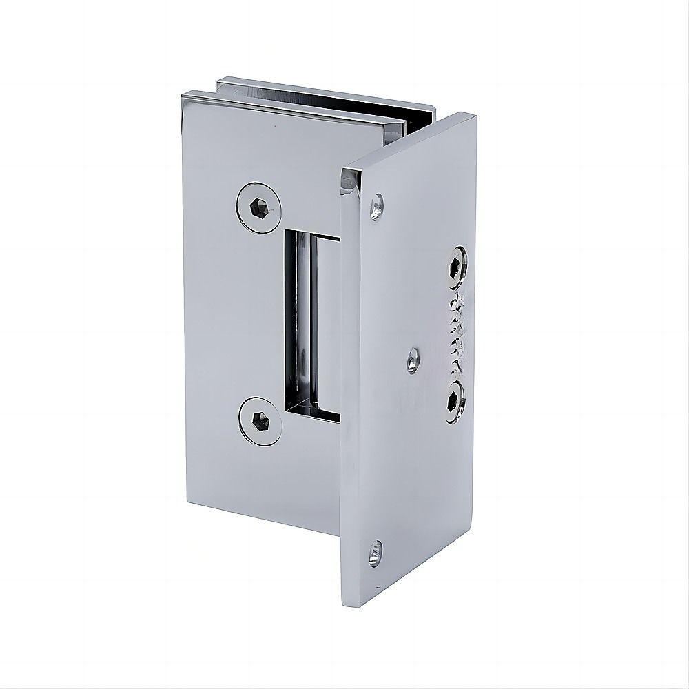 70cm Frameless Swing Bath Panel with Chrome Hardware - Image 7