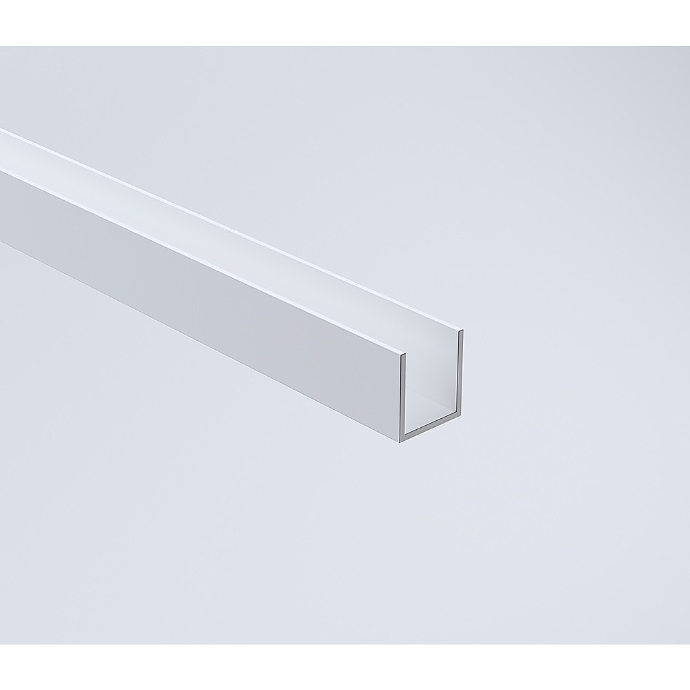 120cm Wall to Wall Frameless Shower Screen â€“ White Wall Channel , SS Hinges & Square Double Pull Handle - Image 4
