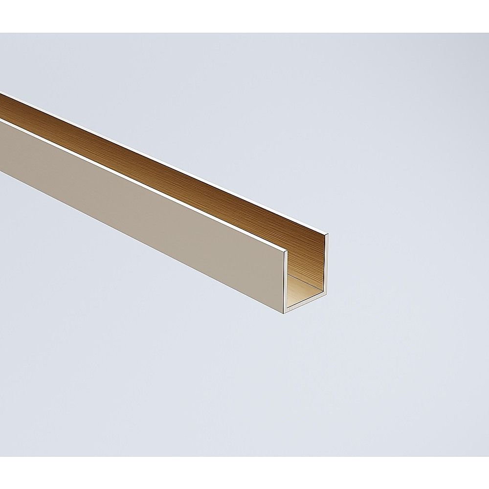 120x120cm Double Door Corner Shower Screen with Channels and Brass Hinges - Nickel - Image 7