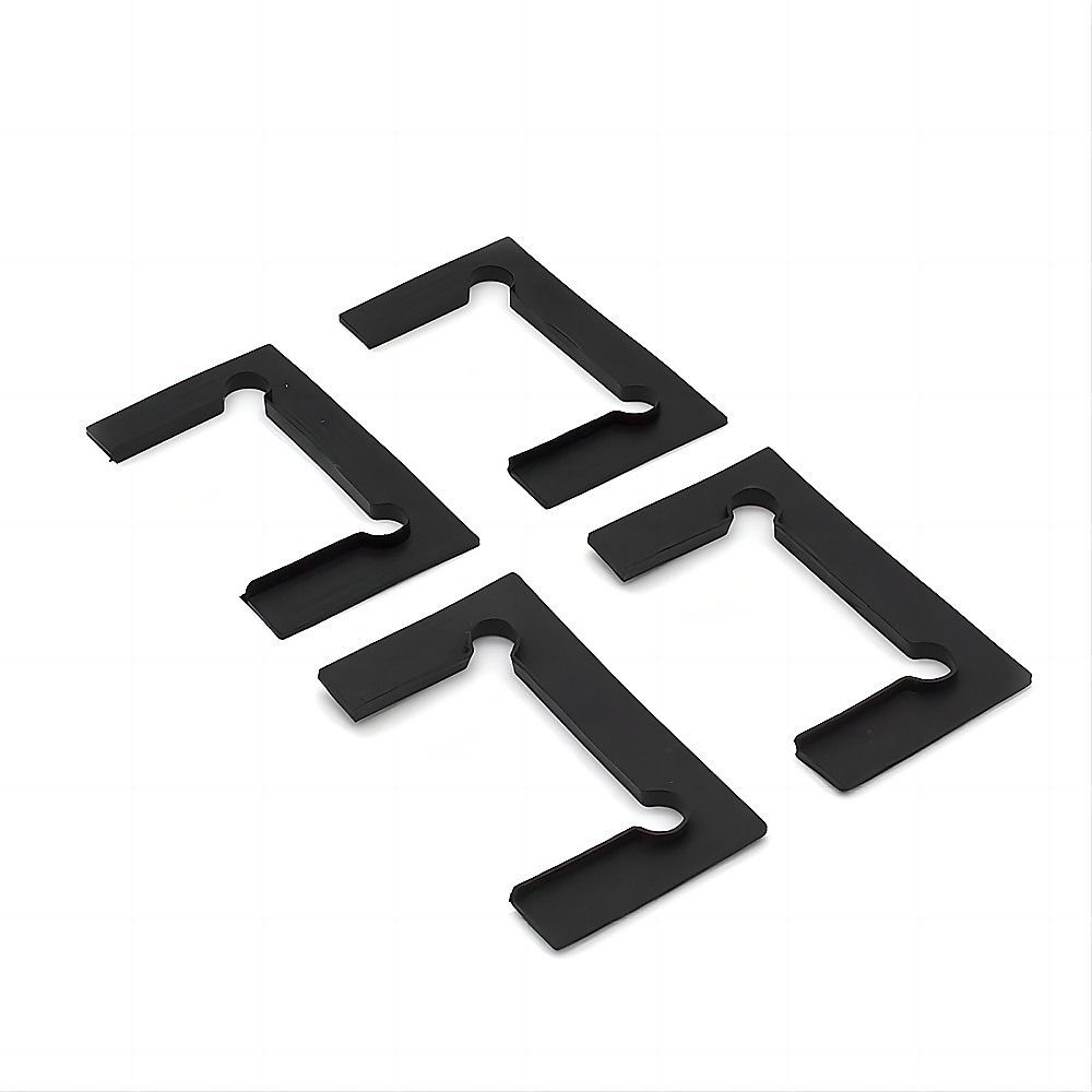 100cm Frameless Diamond Shower Screen with Nickel Brackets and SS Hinges, Square Knob Handle - Image 5
