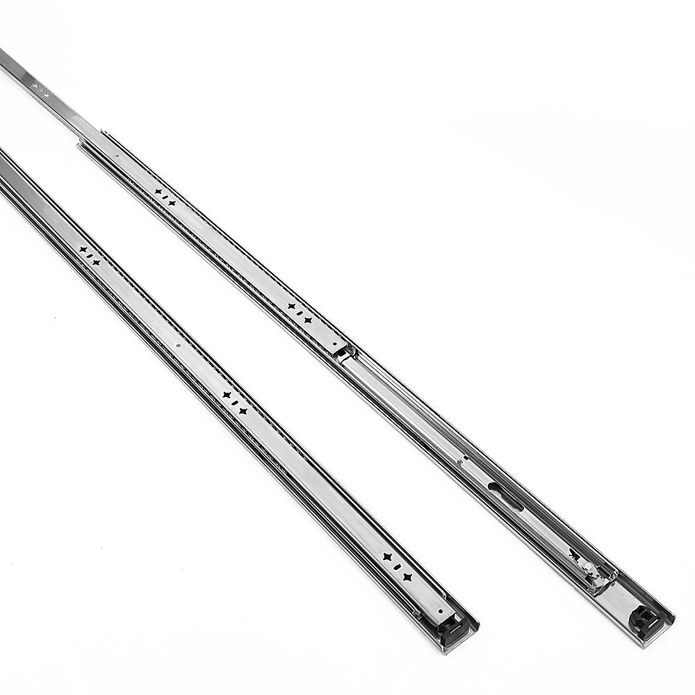 100cm Drawer Runners Pair – Heavy Duty 100kg Locking Slide Rails - Image 4