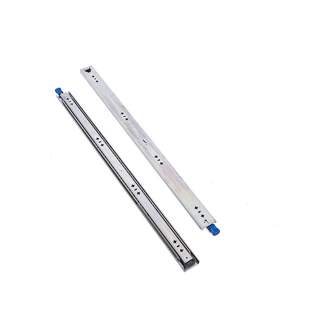 80cm Drawer Runners Pair – Heavy Duty 100kg Locking Slide Rails - Image 1