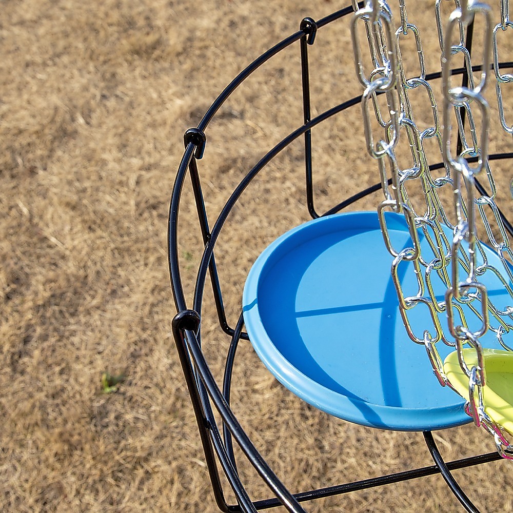 Disc Golf Basket 24 Chain Portable Target with 6 Discs Set - Image 8